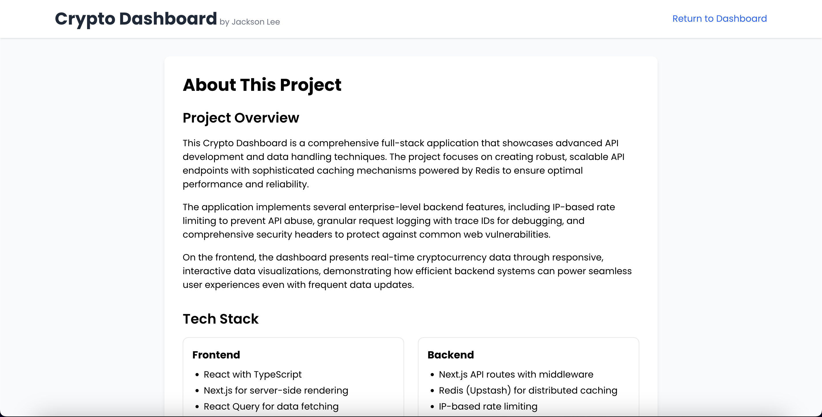 Crypto Dashboard - Image 4